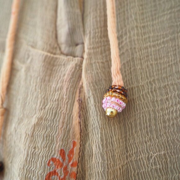 Paul Ropp Silk Boho Capri Pants sz 6 - Picture 3 of 7